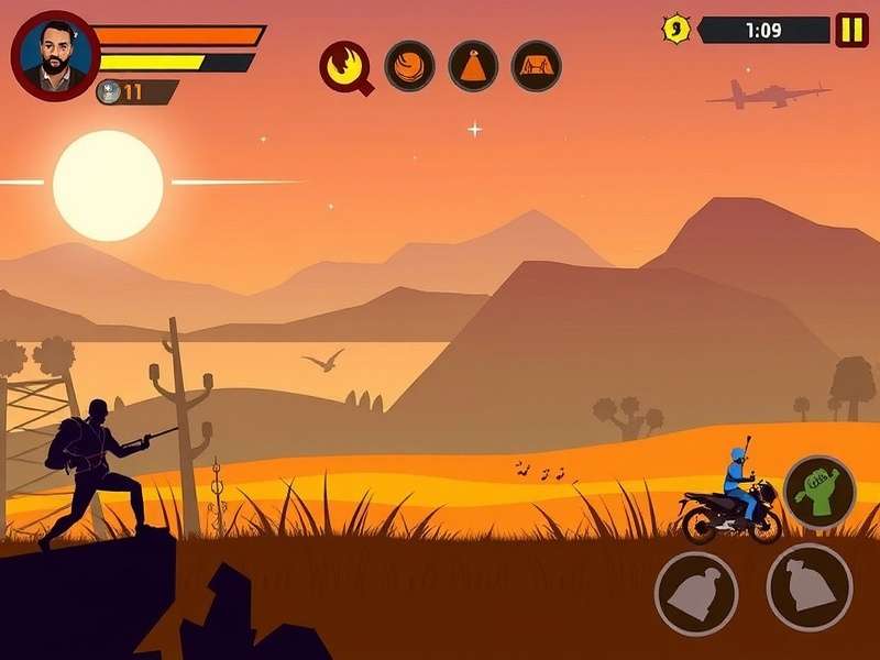 Naan Trek Hero gameplay screenshot showing Indian landscape